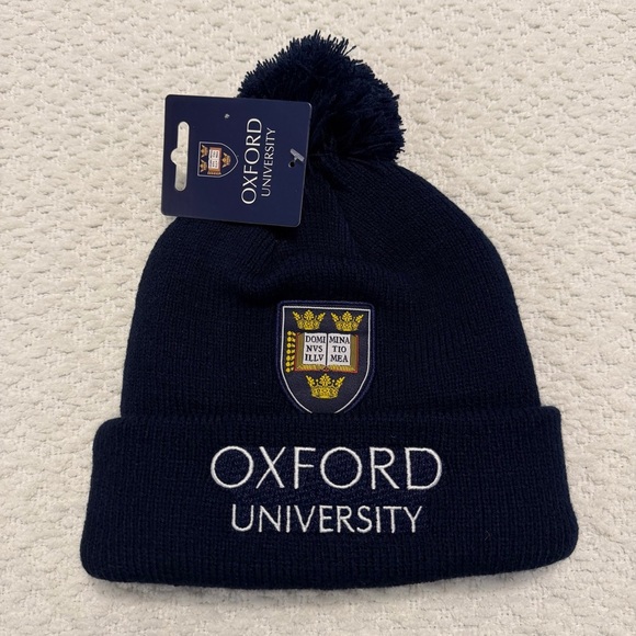Oxford Accessories - Oxford University Beanie Official Merchandise Navy Blue NWT